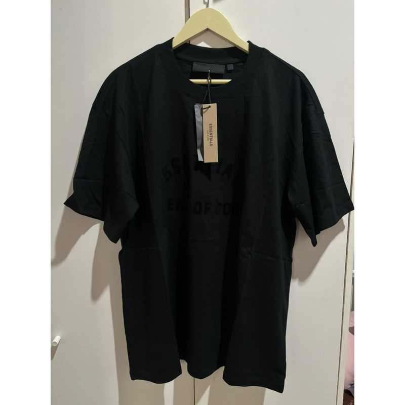 essentials fear of god hitam baju pria