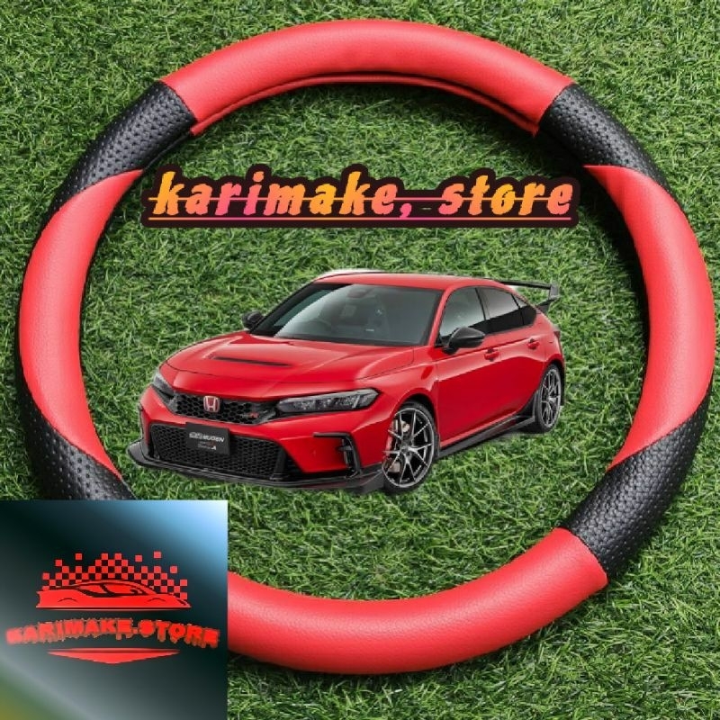 Sarung Stir Mobil Honda Hatchback,Civic Type-R, City Hatchback, Brio,/Cover pelindung Stir Mobil Hon