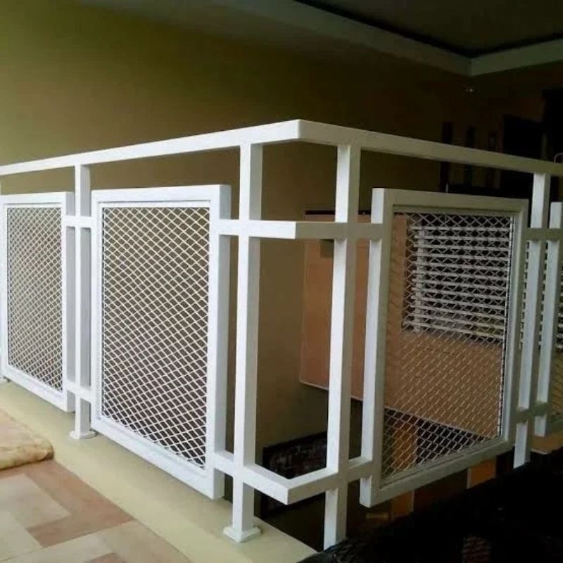 RAILING BALKON BESI HOLLO JARING EXPANDA