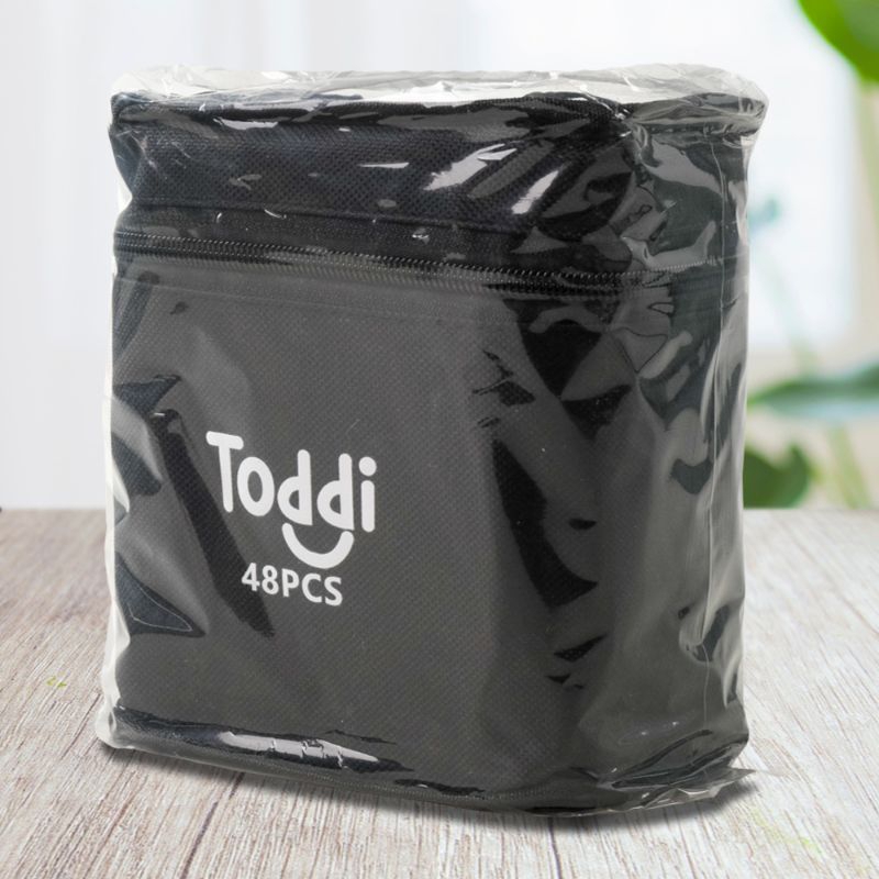 

Toddi Spidol Dual Side Fine Art Marker Brush Double Tip 1.0mm 6.0mm 48 Warna