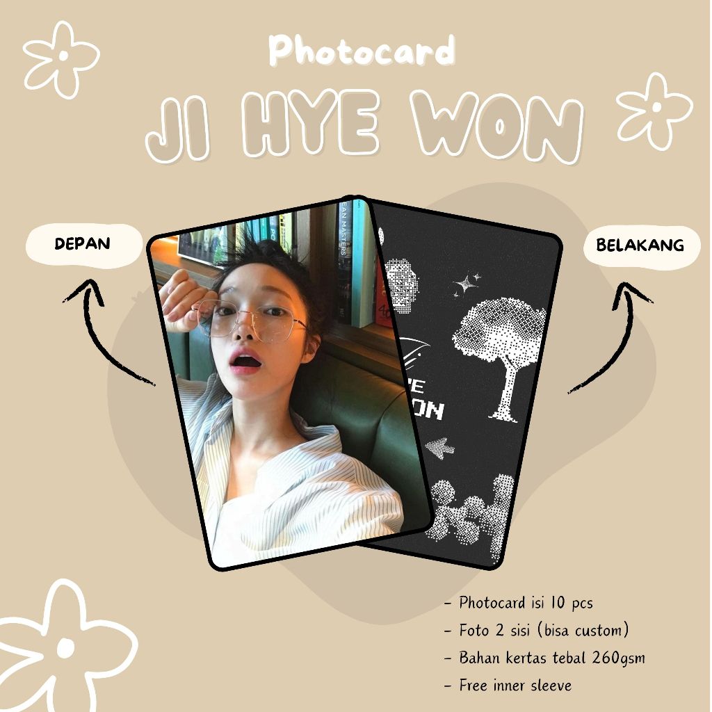 (10 PCS) PHOTOCARDS JI HYE WON