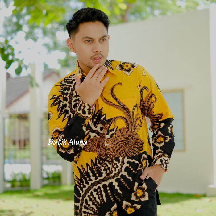 Batik Aluna Kemeja Pria Lengan Panjang PCW 070