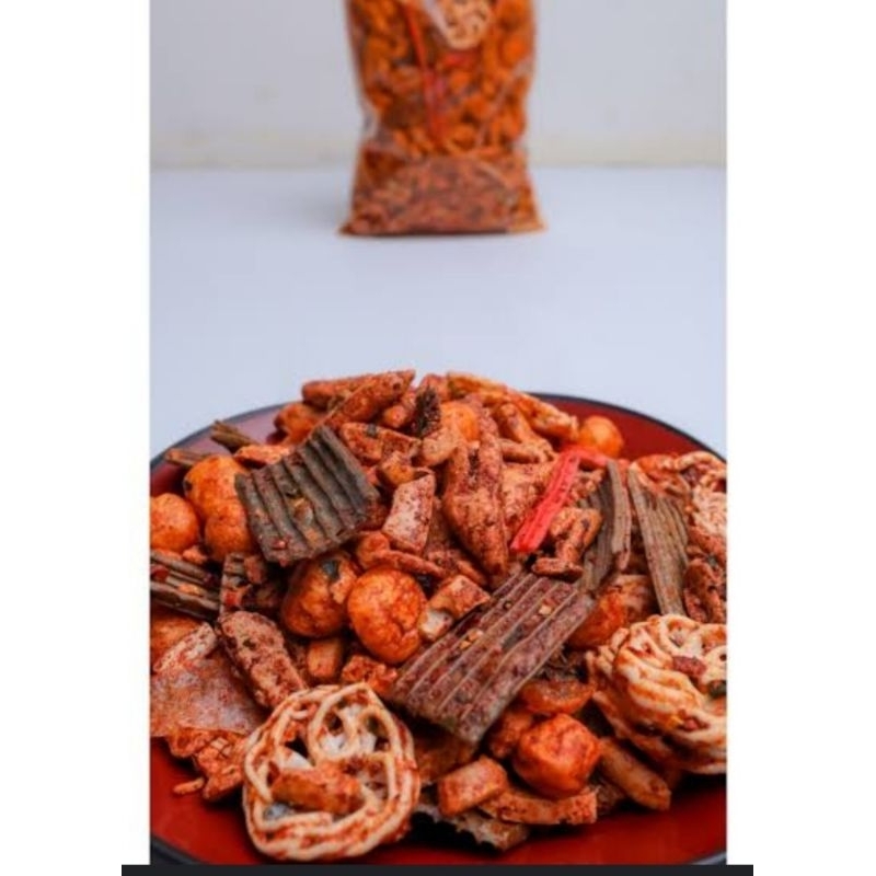 

kerupuk seblak mix pedas murah 200gr