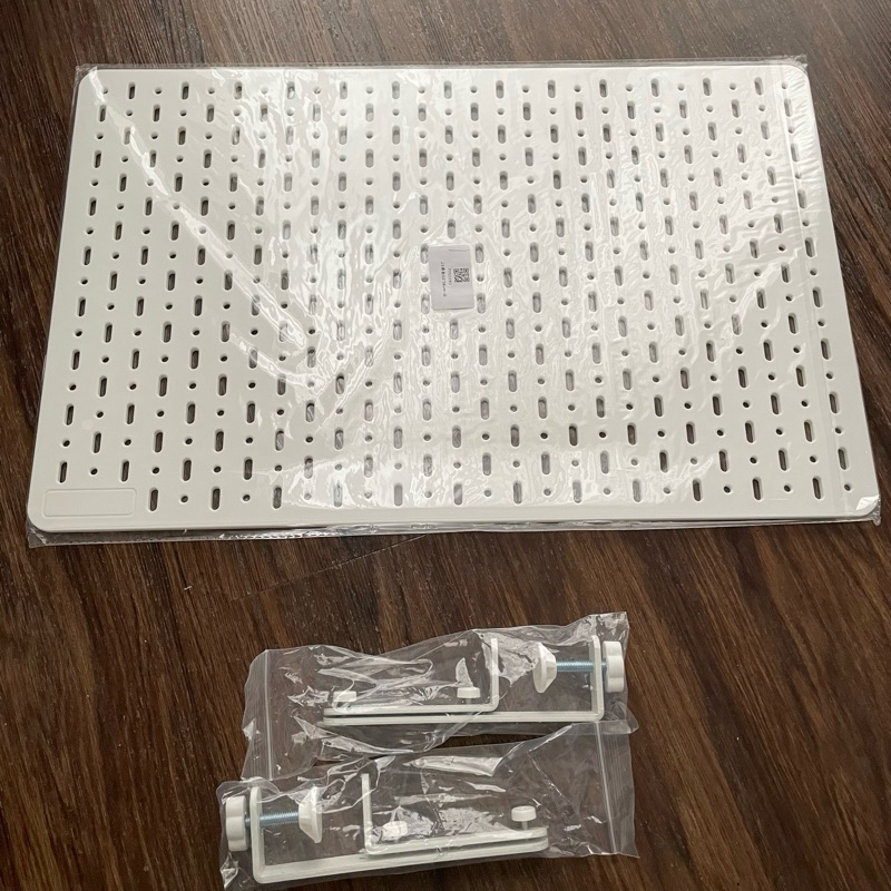 Pegboard putih 56x36 Braket pegboard kuat