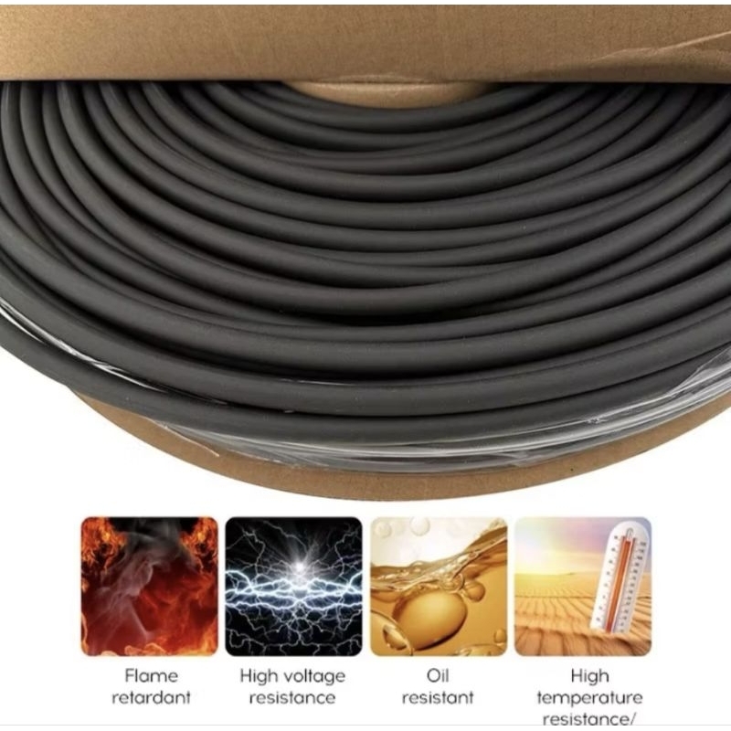 Heatshrink ISOLASI BAKAR 4mm dan 6mm rol selonsong KABEL BAKAR