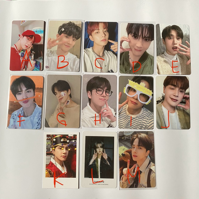CLEARANCE SELL THE BOYZ TBZ PHOTOCARD YOUNGHOON Q CHANGMIN HYUNJAE HAKNYEON TOOTHJAM NECTAR THRILL R