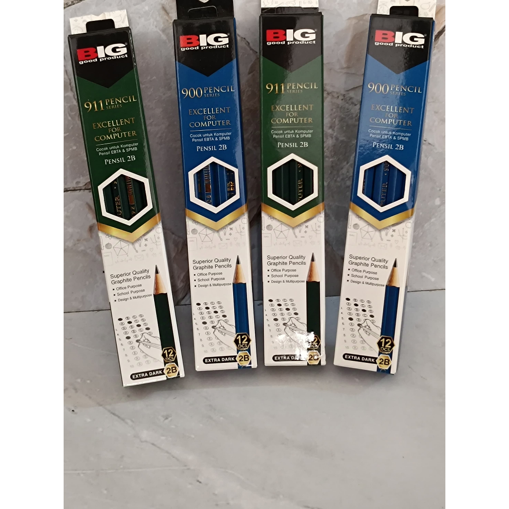 

SELUSIN ( 12 BIJI ) Pensil Raut 2B Big