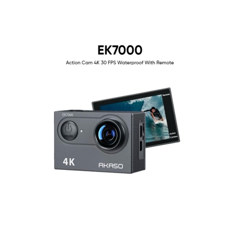Akaso EK7000 Action Camera 4K 30FPS  Waterproof With Remote