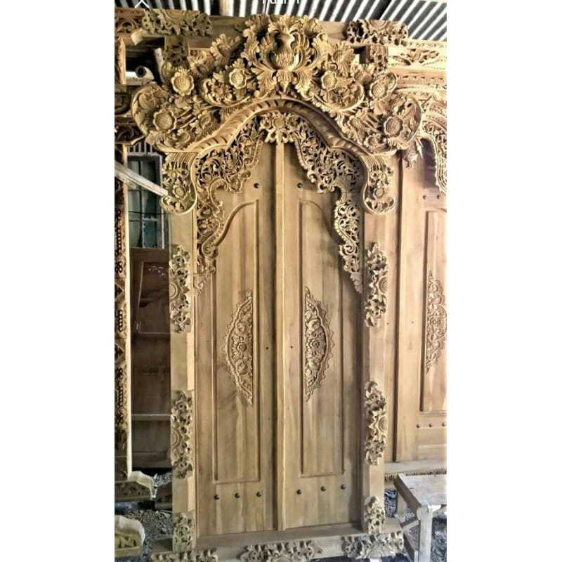 Pintu Gebyok Jati Asli | Gebyok Bali | Pintu Gebyok | Gebyok Ukir Bali | Pintu Gapura Gebyok