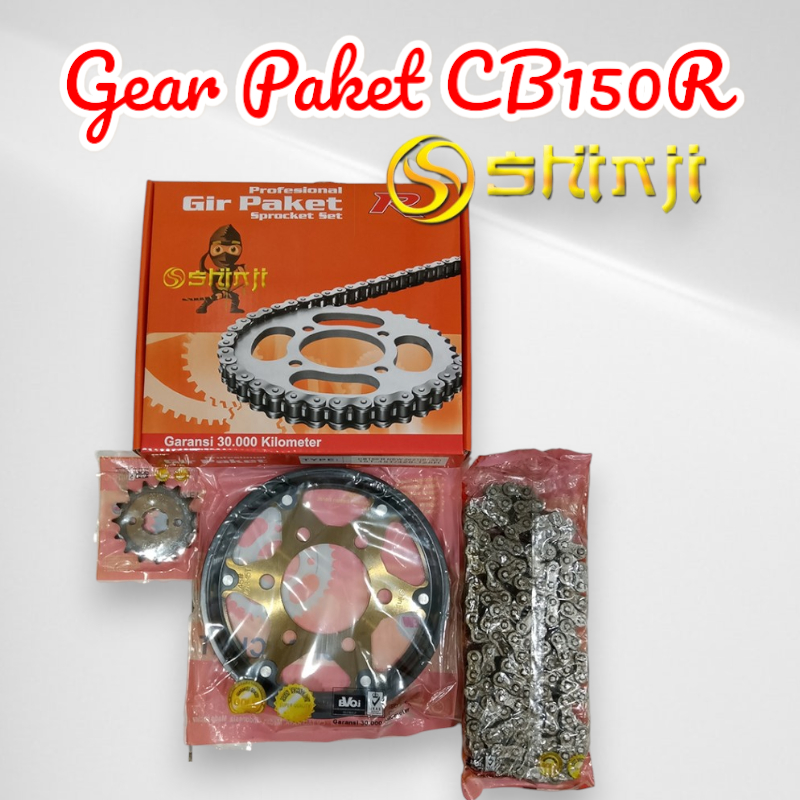 Gir Set / Gear Paket , Motor = CB150R ( Plat ) , CBR 150 ( Plat ) , CB 150R New , 2021 Upsidedown ( 