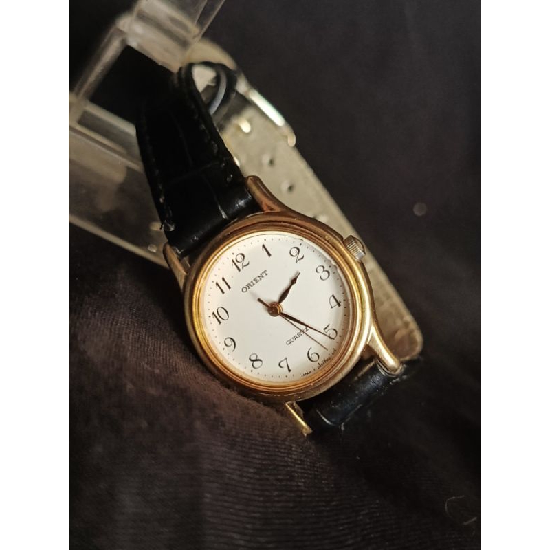 ja0718 Jam tangan wanita ORIENT GP (Gold Plate) Japan movement