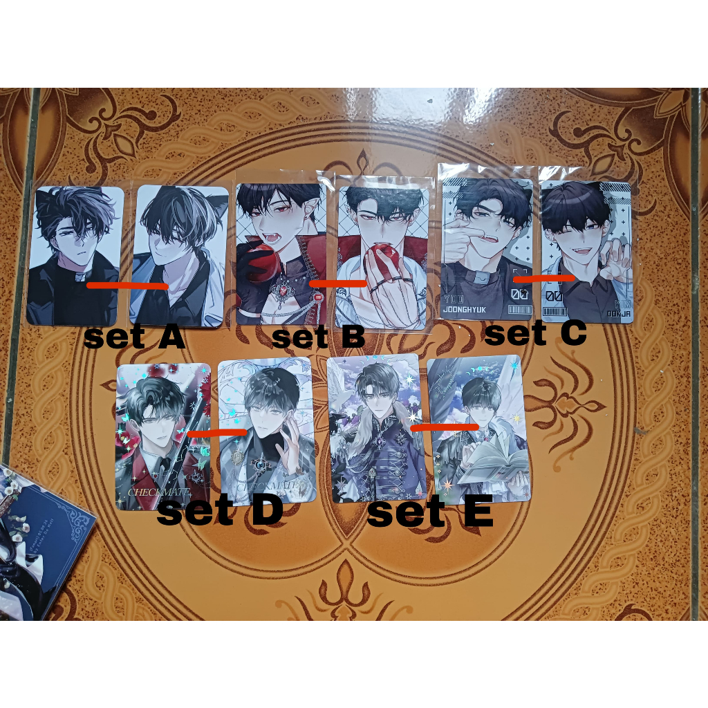 PC Set Fan merch ORV JONGDOK YOO JUNGHYUK DAN KIM DOKJA