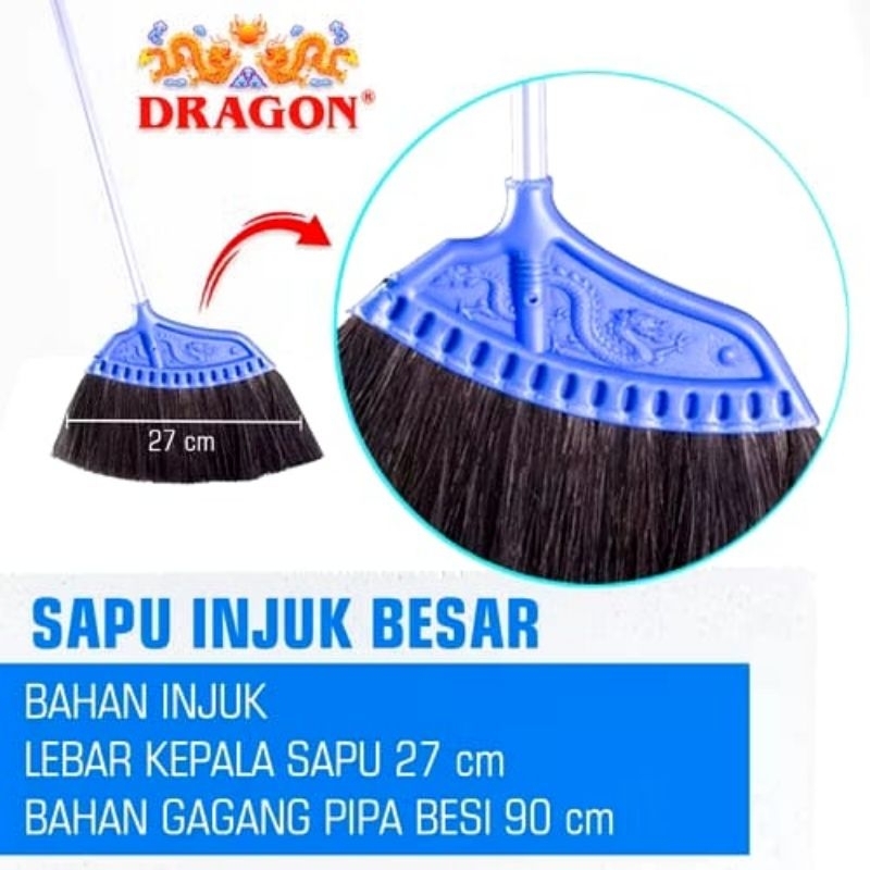 Sapu Ijuk Dragon Murah berkualitas/Sapu Lantai/Sapu Rumah/Sapu ijuk/Sapu Ijuk Dragon