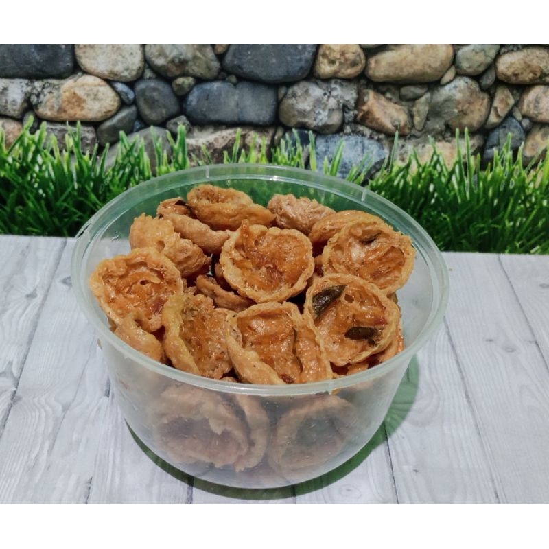 

Peyek Koin Teri Rebon cup 400ml