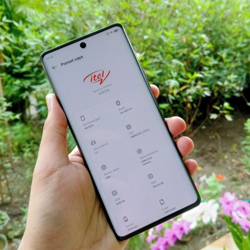 Itel S23 Plus 16GB (8GB+8GB) 256GB Minus dikit ( Secondhand / Second / Seken / Bekas )