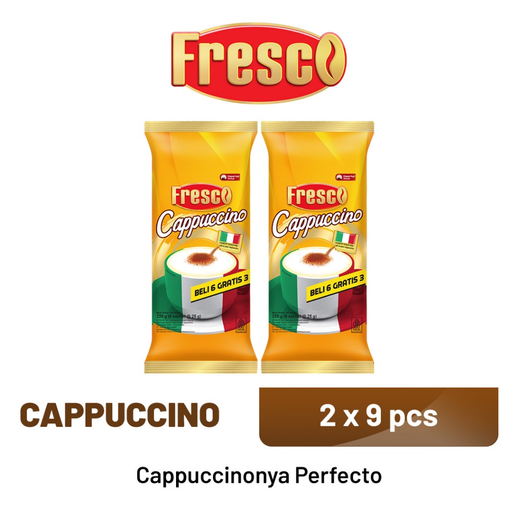 

FRESCO Cappuccino 2 Bag (9 x 25 gr)