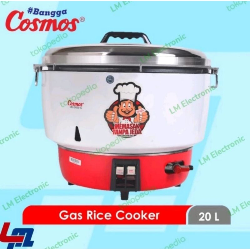 COSMOS GAS RICE COOKER 20L CRJ-3020G/CRJ3020G