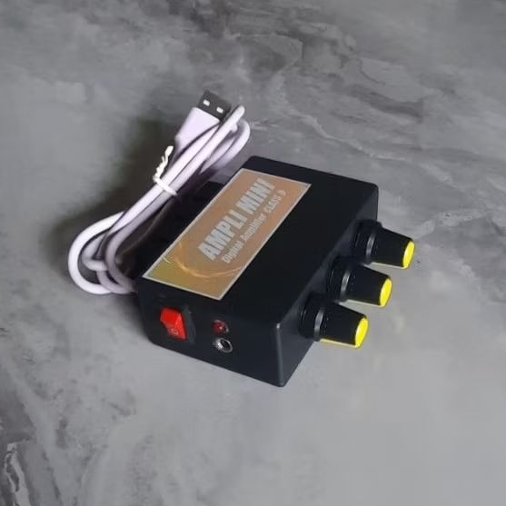 Ampli Mini Amplifier Mini 5V EXTRA FULL TONE CONTROL (Bonus Kabel AUX)