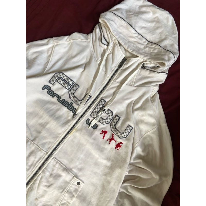 ziper hodie fubu double zip