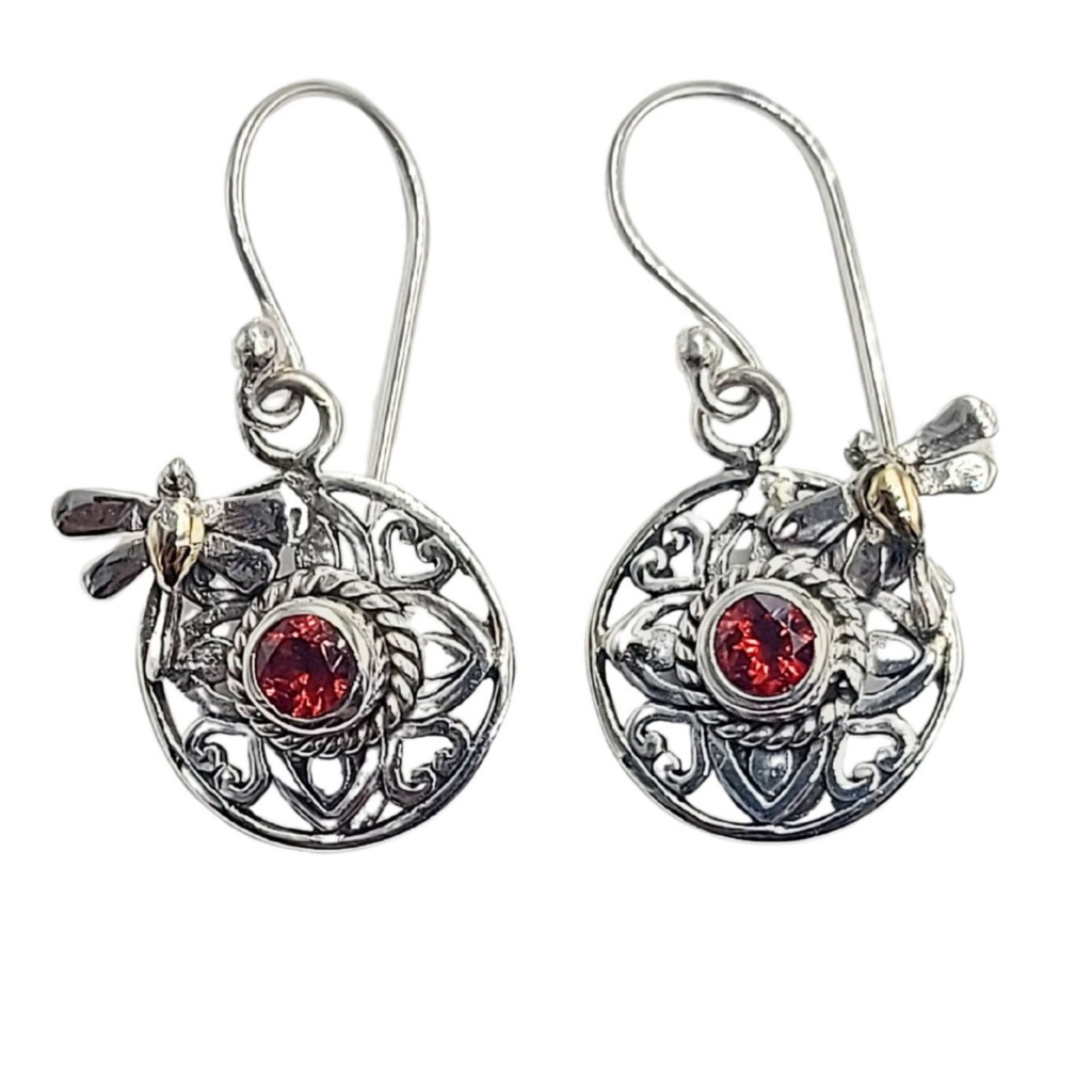 Anting Capung Bulat dengan Emas E1735
