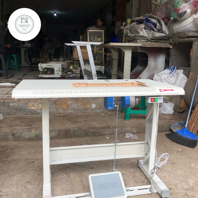 MEJA, KAKI & DINAMO MESIN JAHIT/OBRAS/OVERDACK TYPICAL,YAMATA,SHUNFA,JACK NEW (BARU)