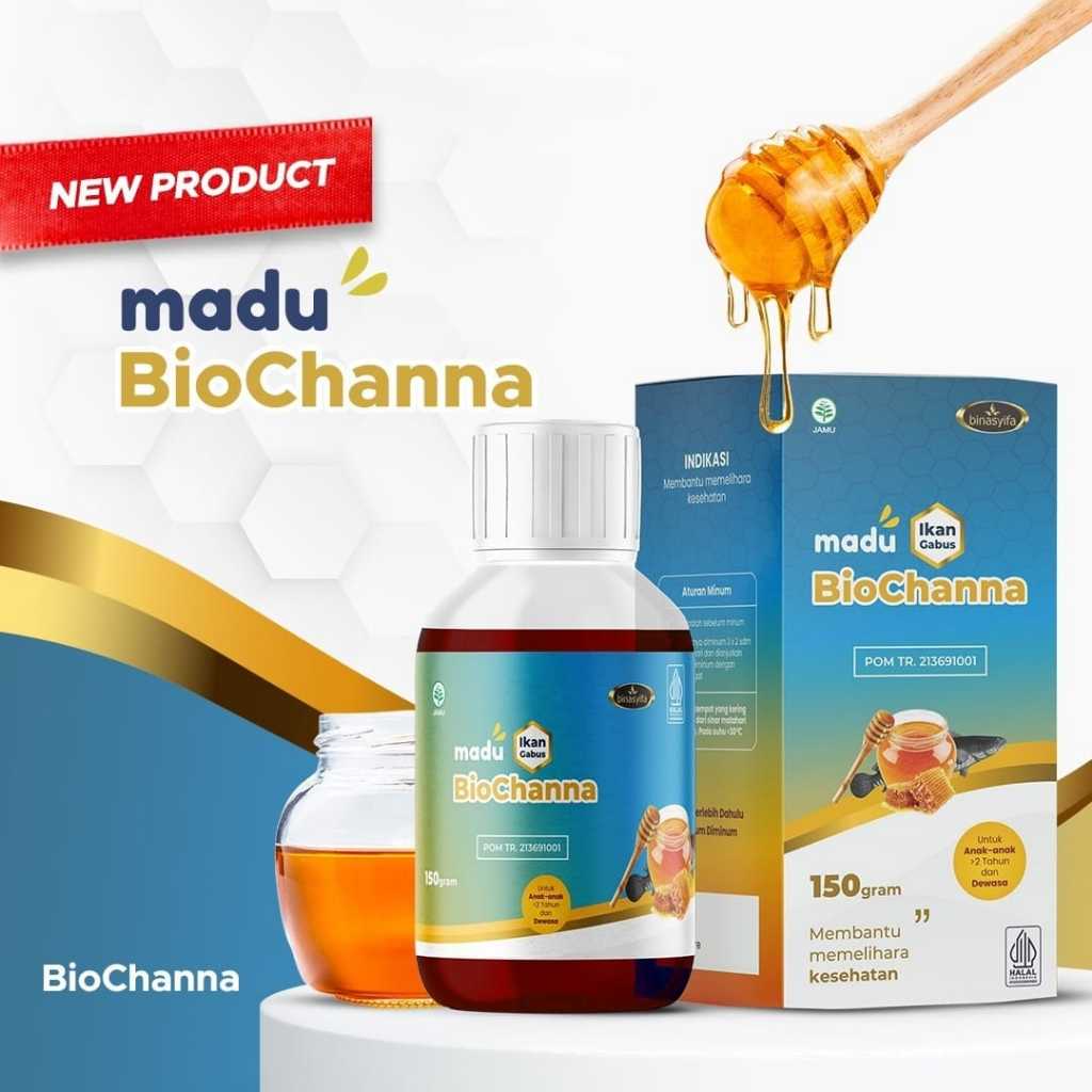 

BINASYIFA Madu BioChanna 150gram - Halal & BPOM