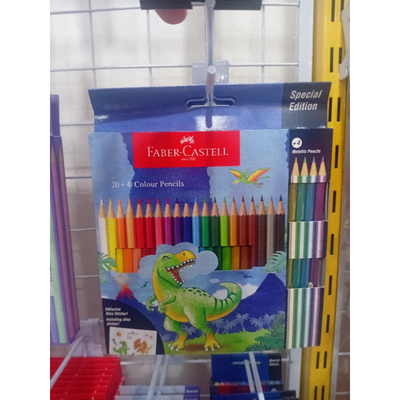 

FABERCASTELL COLOUR PENSIL DINO SET 24