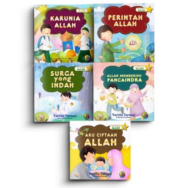 Buku Islami Anak, 1 Set Seri Mengenal Allah - Tartila Tartusi
