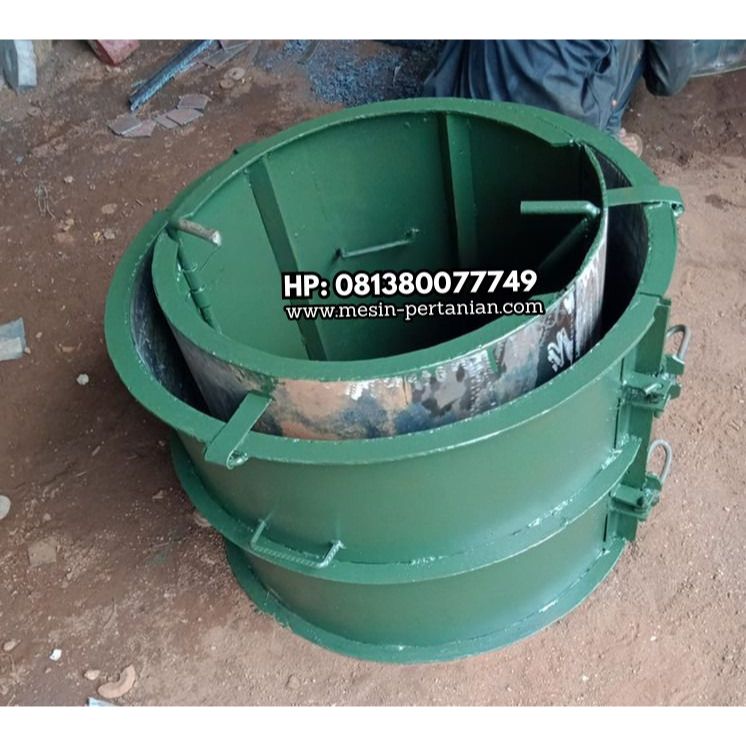 Cetakan Gorong Gorong Beton 80 x 50 cm - Cetakan Buis Beton Murah