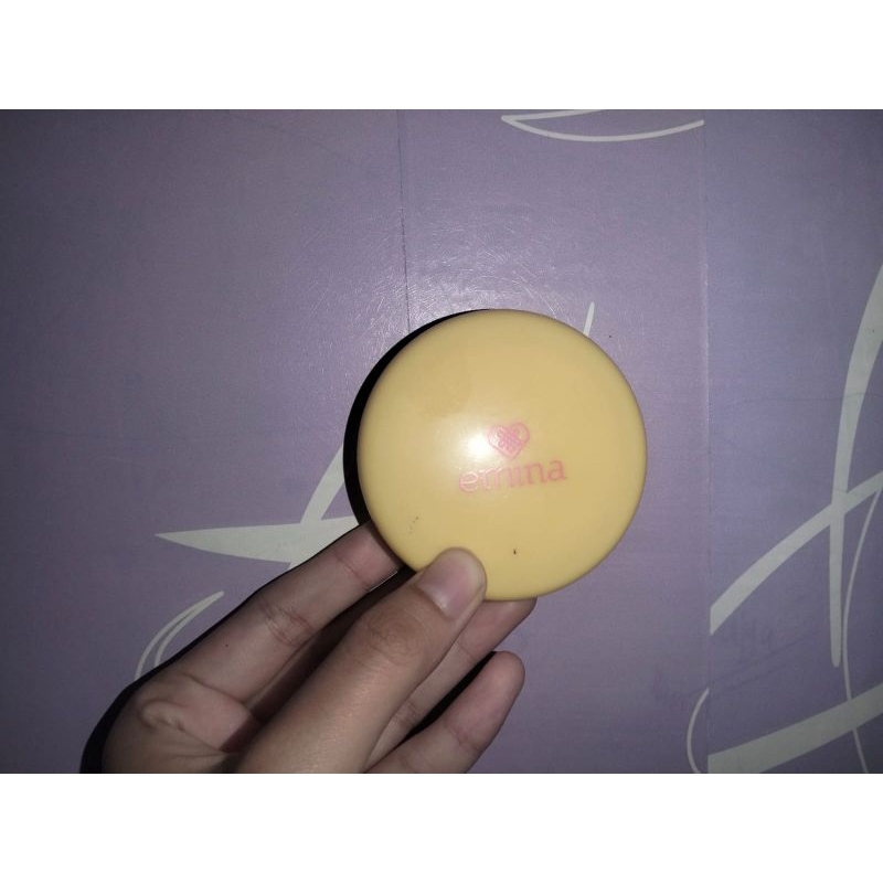 two way cake Emina preloved ori, shade 02 natural