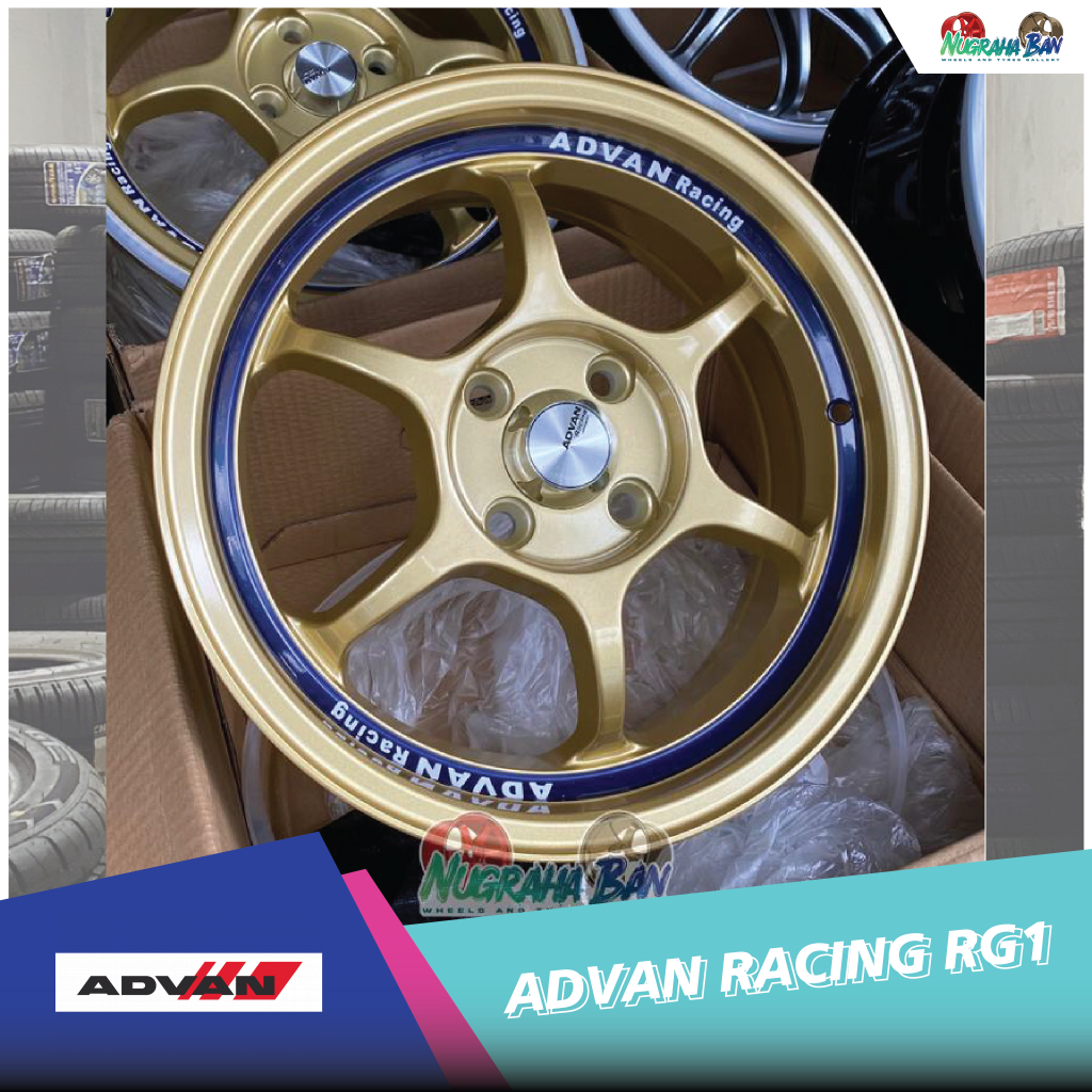 VELG MOBIL BARU ADVAN RACING RG-1 R15. NUGRAHA BAN TOKO VELG DAN BAN CIANJUR