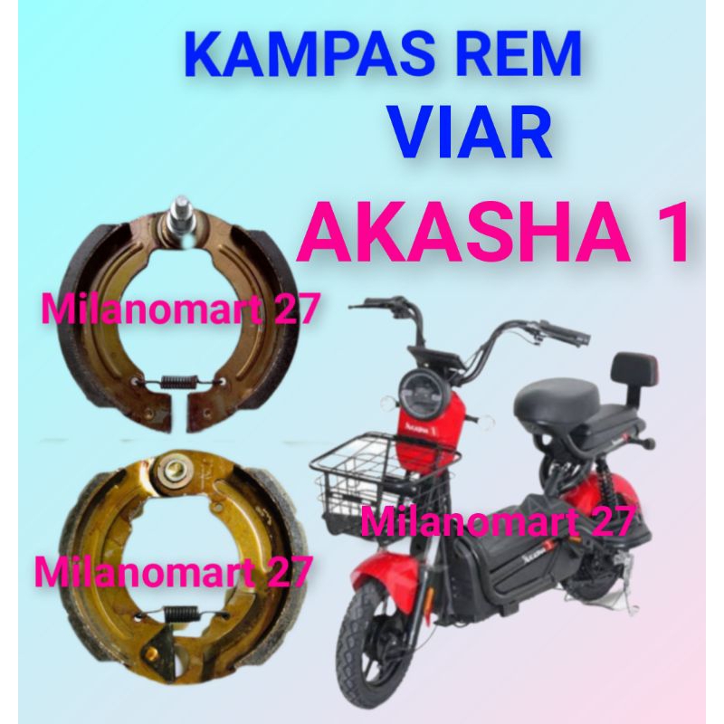 kampas rem Viar Akasha 1 kampas rem sepeda listrik VIAR AKASHA 1