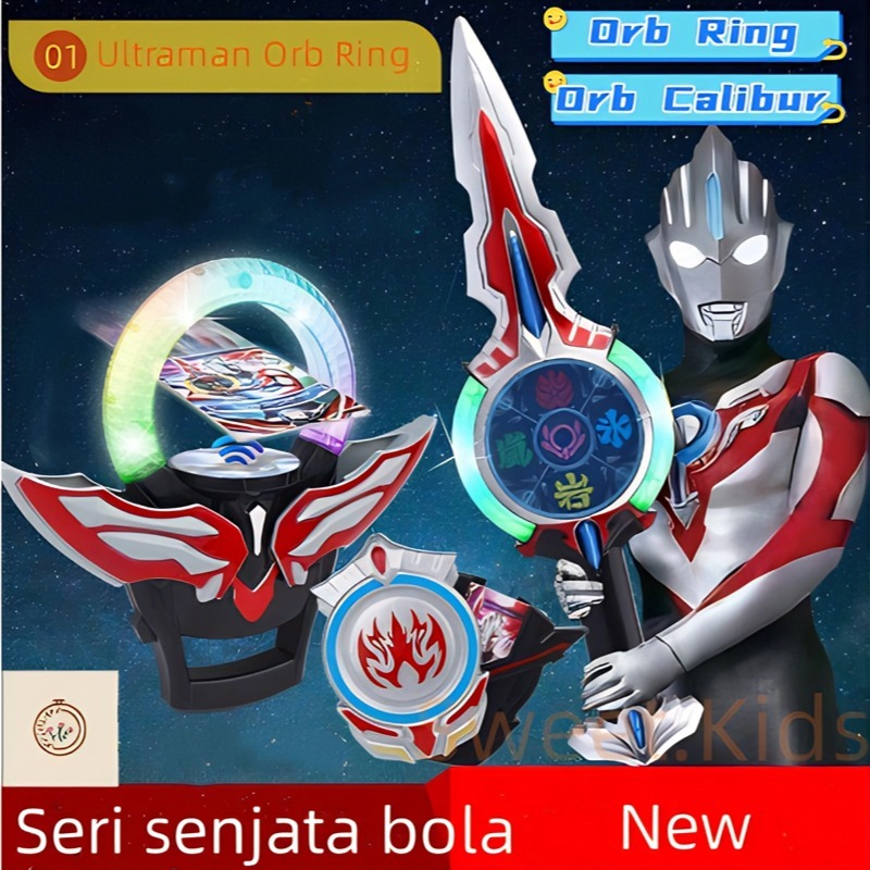 Senjata Ultraman Z Geed Orb Tiga Ultramen X Ultrman Rosso Mainan Anak Laki Laki