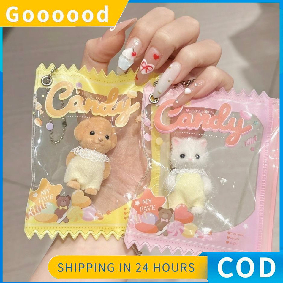 Seri baru Boneka Mini Pudel Koala Persia Mainan Kucing Kembar/Boneka Boneka Mini dengan Tas/Boneka T