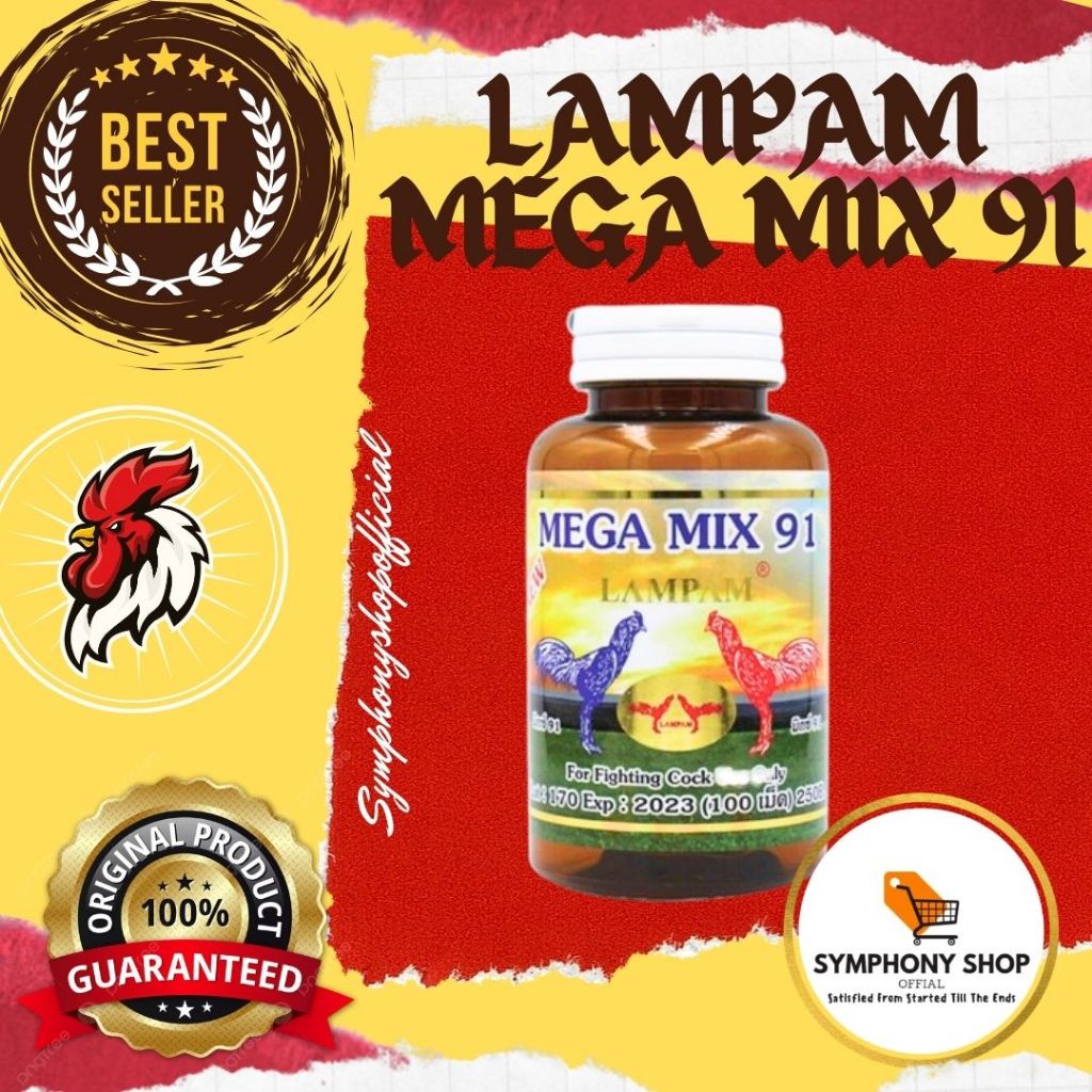 VITAMIN AYAM LAGA LAMPAM MEGA MIX 91 MENINGKATKAN TENAGA