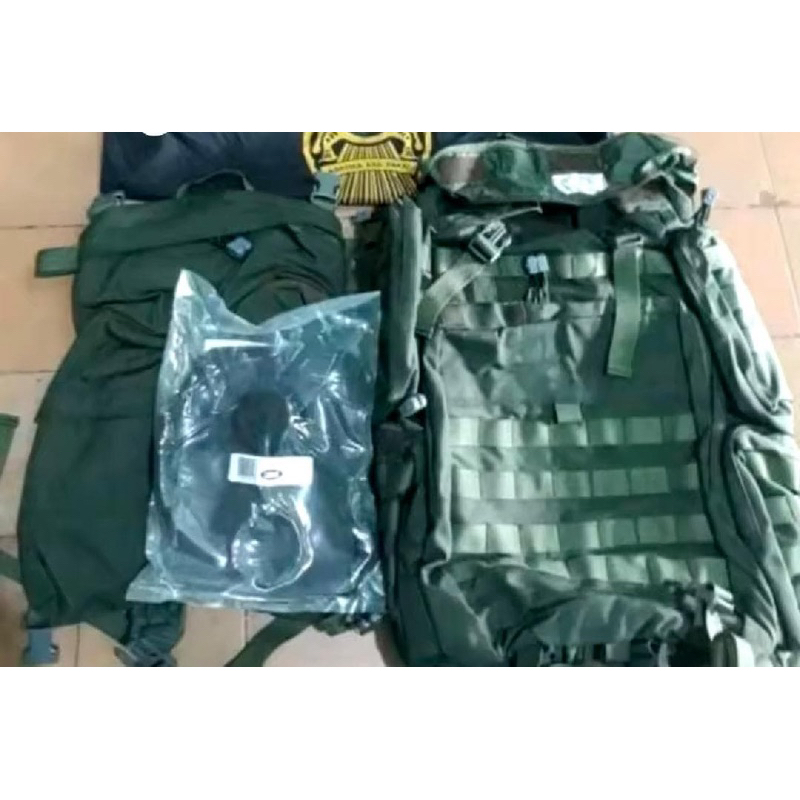 TAS RANSEL RAIDER TNI AD JATAH KARTIKA EKA PAKSI SATU SET LENGKAP 100% ORIGINAL