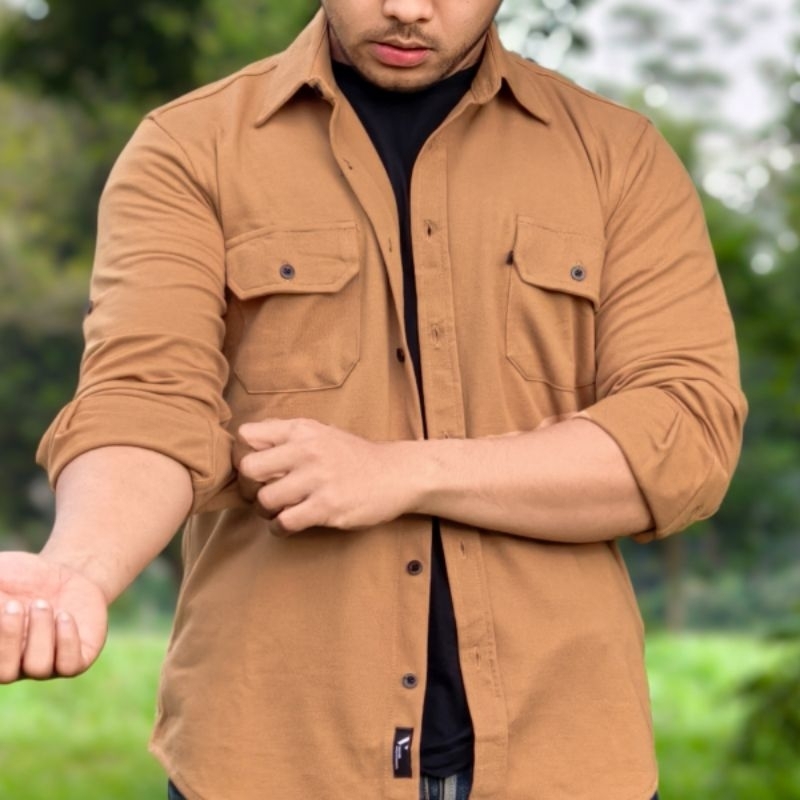 Kemeja Polos Lengan Panjang Outdoor Basic Vuxor - Adventure Series