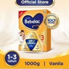 

BEBELAC 3 GROGREAT+ SUSU BUBUK FORMULA PERTUMBUHAN ANAK VANILA 1 KG