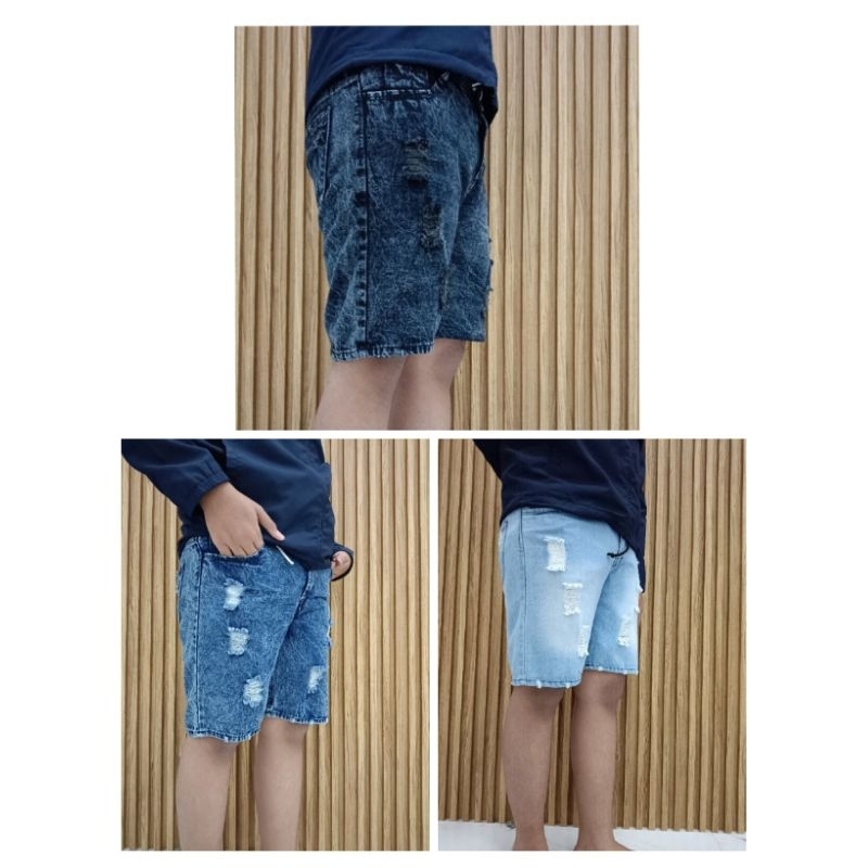 celana jeans sobek celana pendek sobek pria jeans denim celana pendek jeans celana pendek pria sobek