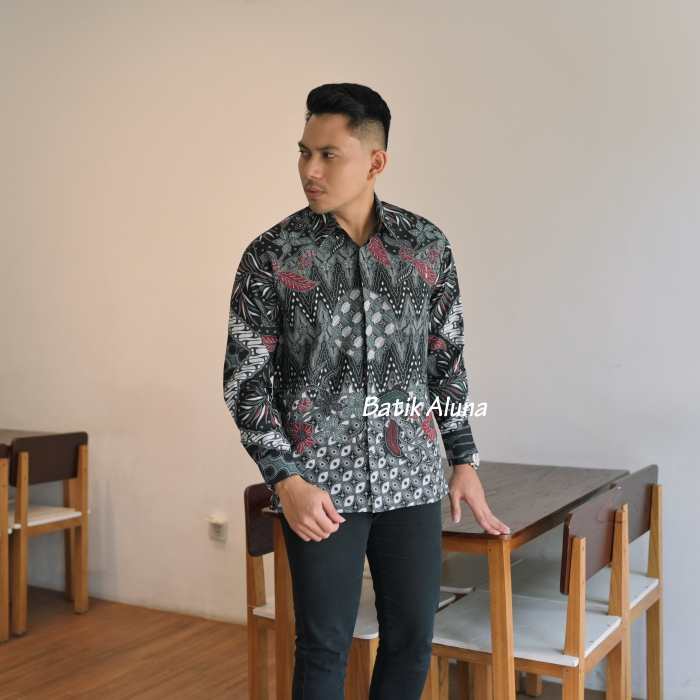 Batik Aluna Kemeja Pria Lengan Panjang PCW 103