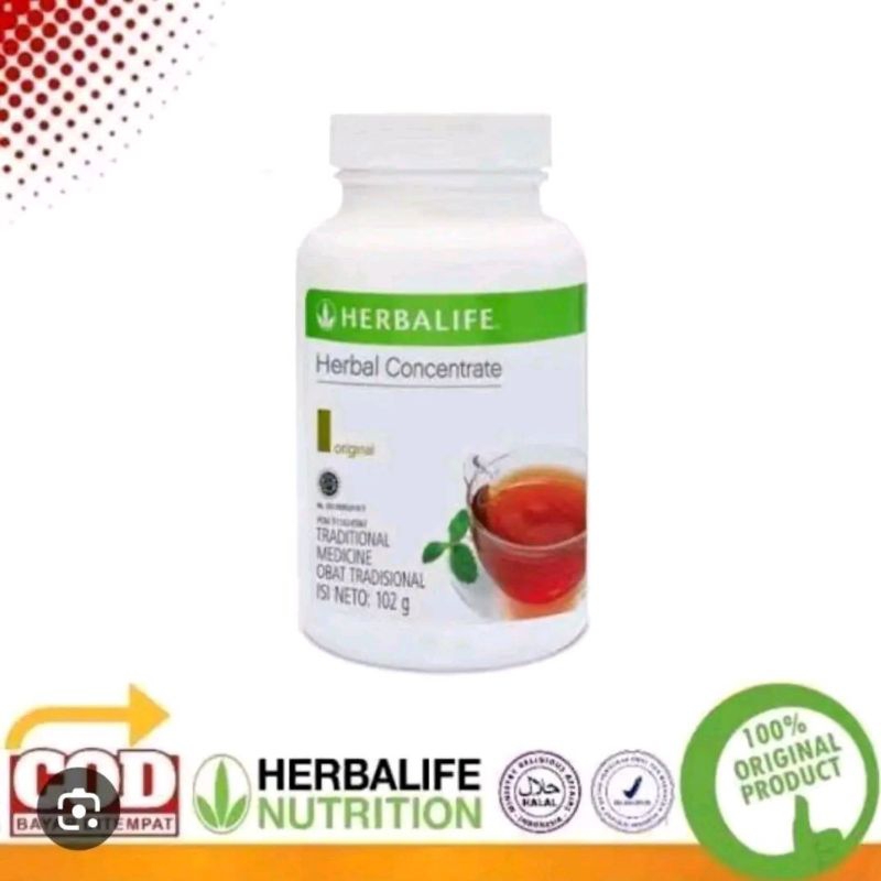 Herbalife Thermo Herbal Tea Concentrate Rasa Teh Original