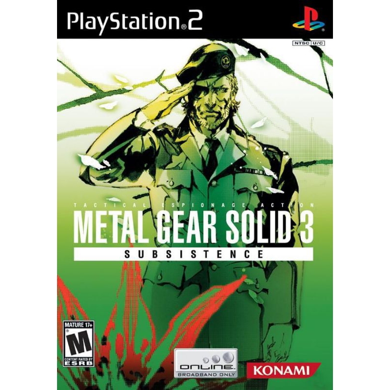 KASET PS2 METAL GEAR SOLID 3 SUBSISTANCE