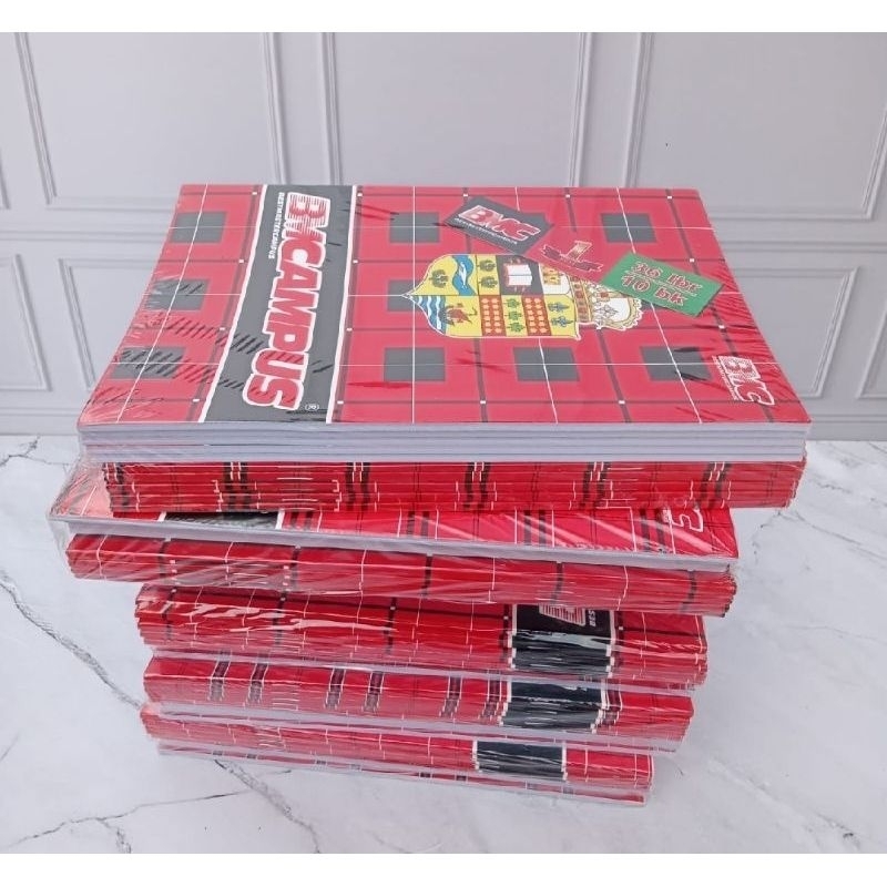 

PROMO Buku Tulis BMCAMPUS Ukuran Besar isi 36 Lembar Paket 1Pak(10 buku)