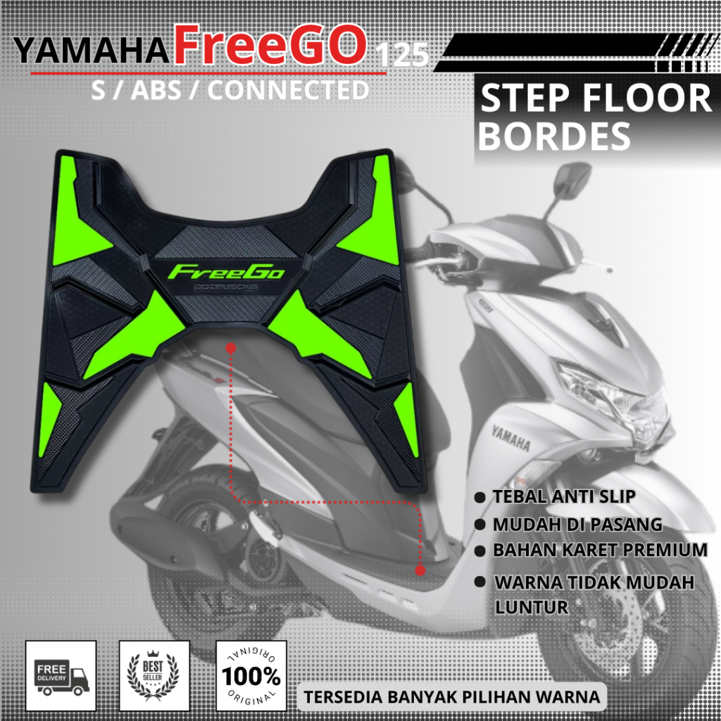 Karpet Motor Freego / Aksesoris Motor Freego / Pijakan Kaki Freego