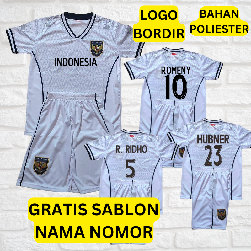 Jersey Timnas Indonesia Hitam/Baju Romeny Timnas Indonesia Usia 7-12thn