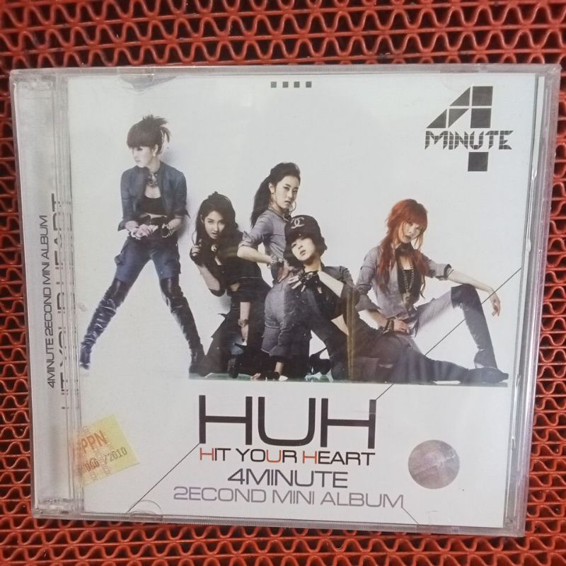 CD + DVD HUH 4 MINUTE 2ECOND MINI ALBUM 100% ORIGINAL 2 DISC.CD PLUS DVD