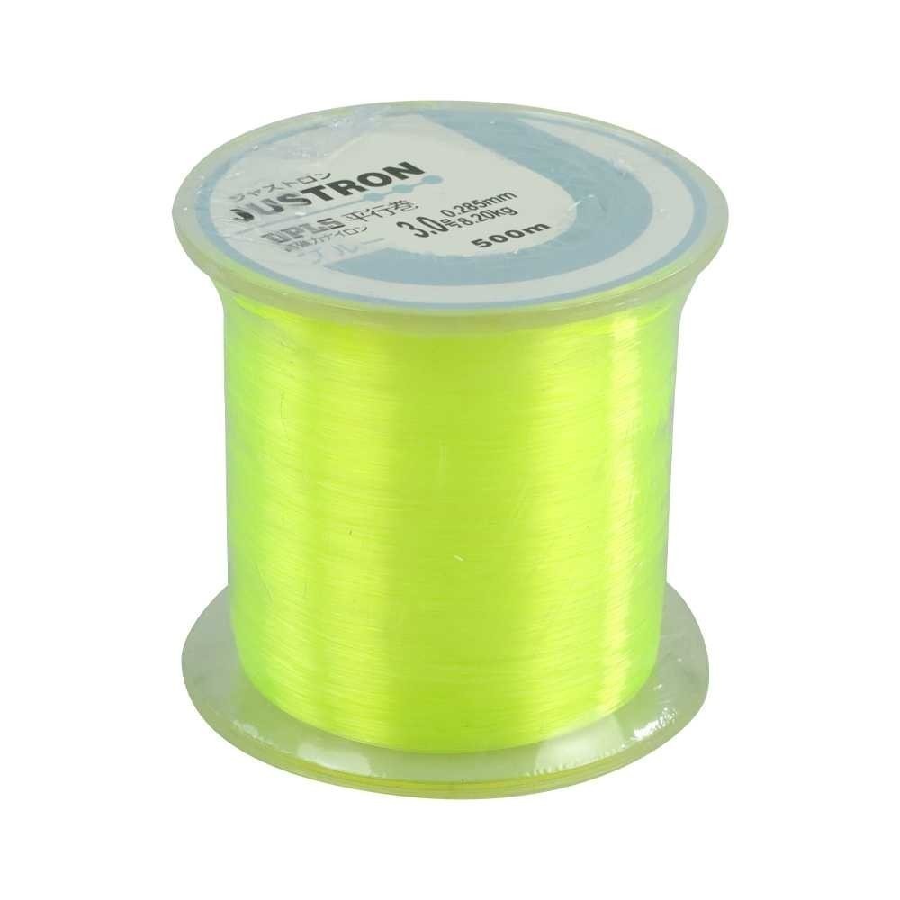 Senar Justron Nylon Daiwa 500 Meter Anti keriting Senar Benang Tali Pancing Nylon