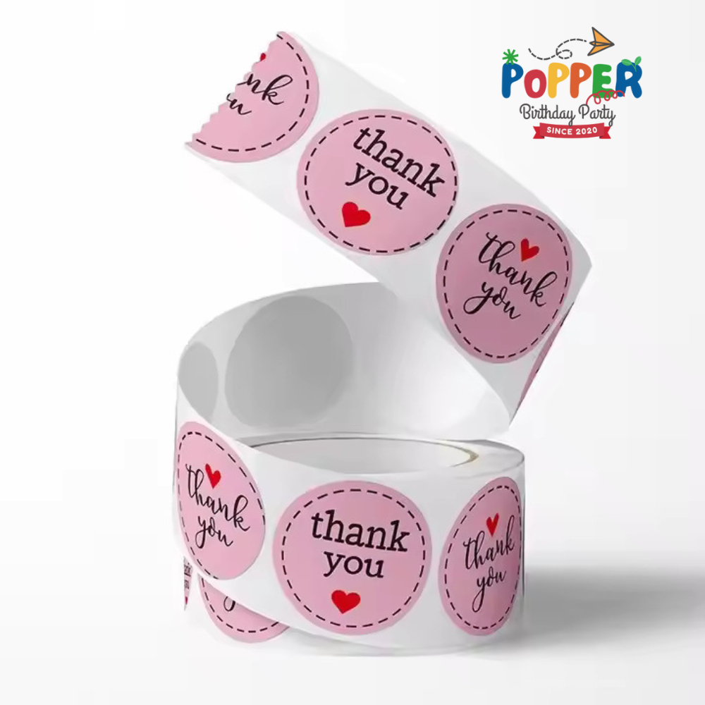 

Stiker Label Thank You 1 Roll 500 Pcs