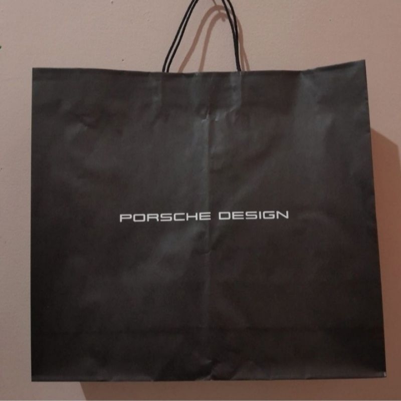 

KANTONG BELANJA PAPERBAG BRANDED AUTHENTIC ORIGINAL PAPER BAG PORSCHE DESIGN