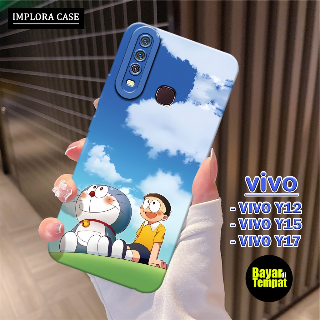 Case Vivo Y12 / Y15 / Y17 Motif Kartun IMPLORA CASE Casing Vivo Y12 / Y15 / Y17 Softcase Hp Vivo Y12
